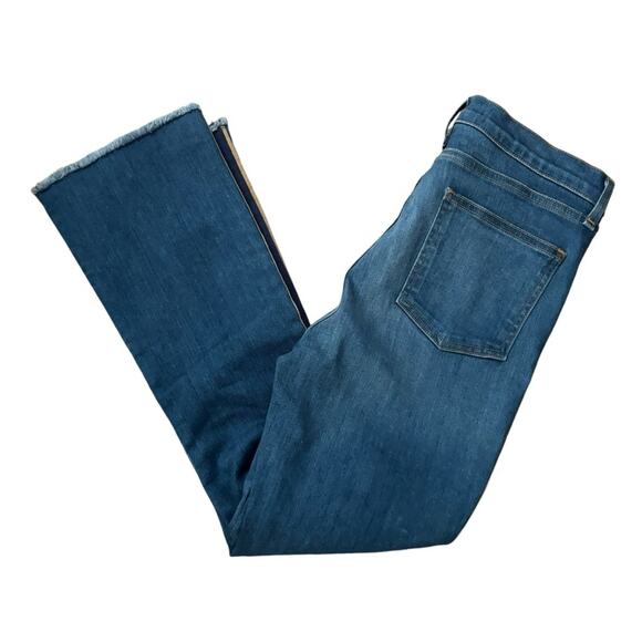 Veronica Beard Carolyn Baby Boot Cropped Tux Button Fly Jeans Size 28x25 - Picture 5 of 12